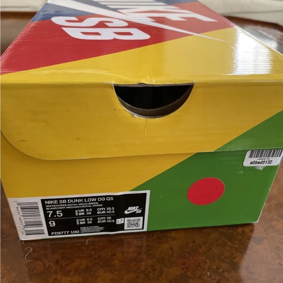 Nike Dunk Low SB ‘Sandy Bodecker’ OG QS FD8777-100 Size 7.5 W/Box - Picture 11 of 12